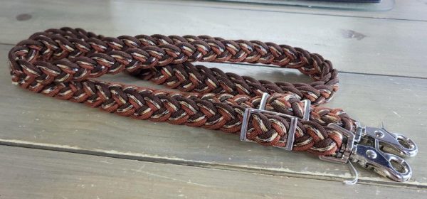 Braided loop reins