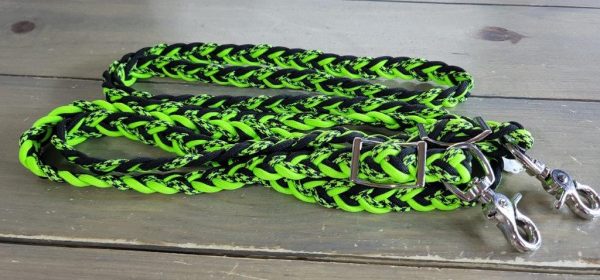 Braided loop reins